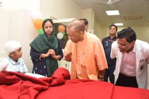 CM visit at BRD Medical College Gorakhpur