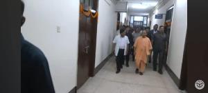 CM visit at BRD Medical College Gorakhpur