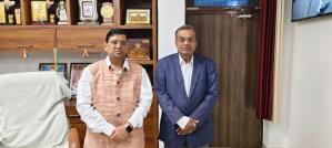 2022 batch ke sports game me Aayush vishwavidyalay Ke kulpati ji Chief guest - Dr. KRC reddy